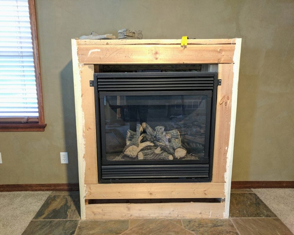 DIY Fireplace Makeover