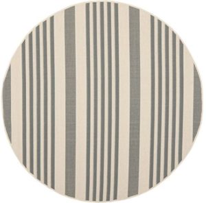 round outdoor rugs with grey stripes