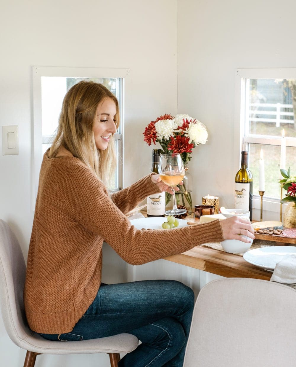 RV thanksgiving table decor