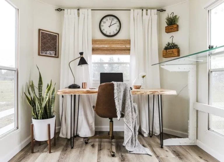 small office design - tiny small office makeover in an rv