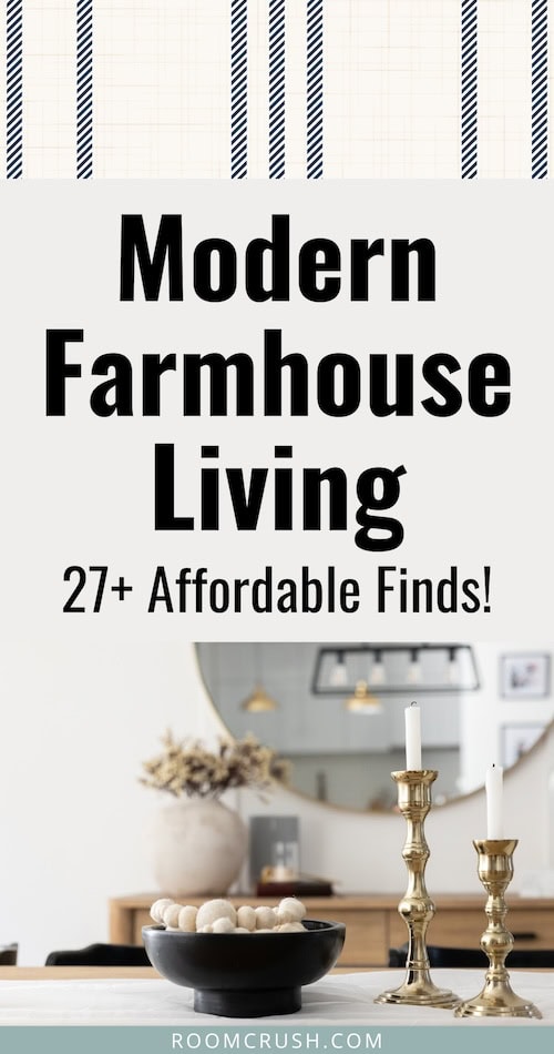 Modern Farmhouse Living: Affordable Farmhouse Decor Finds