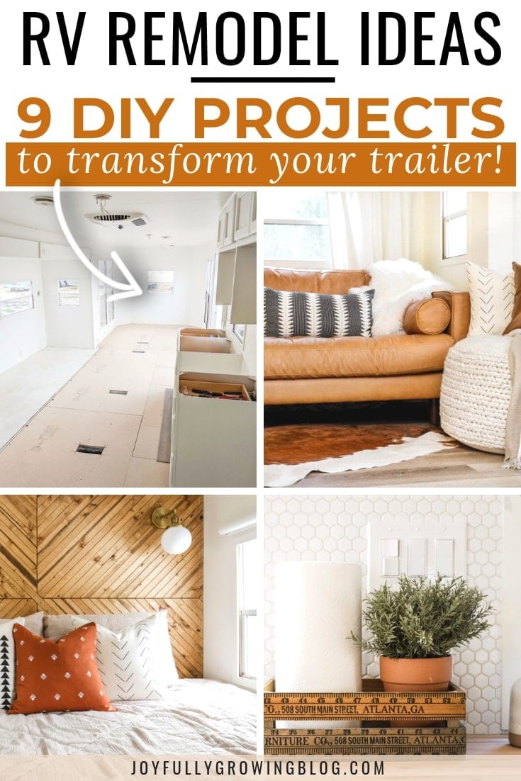 9 RV remodel project ideas