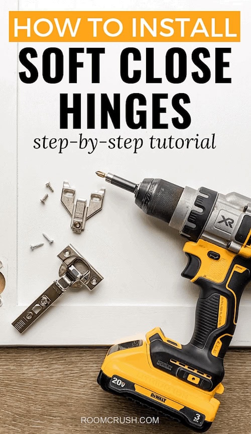 How to install soft close hinges yourself! (Easy DIY)