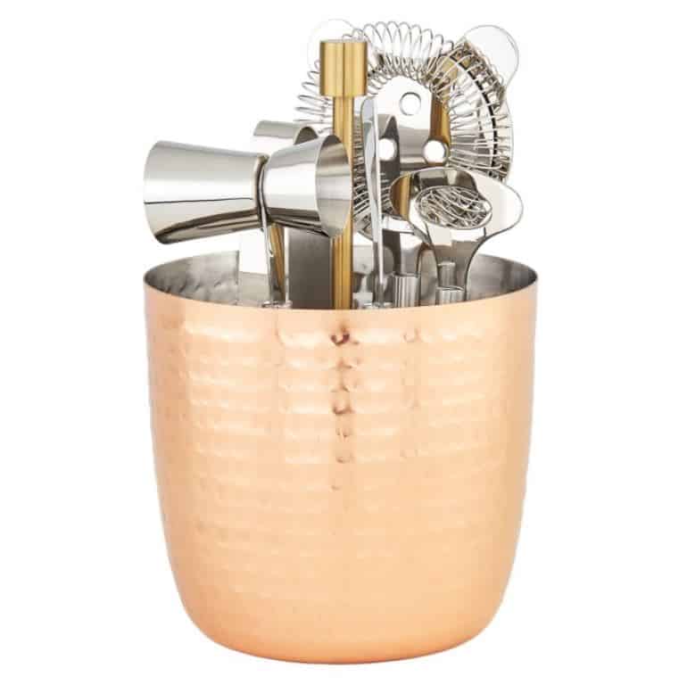 Copper barware entertaining