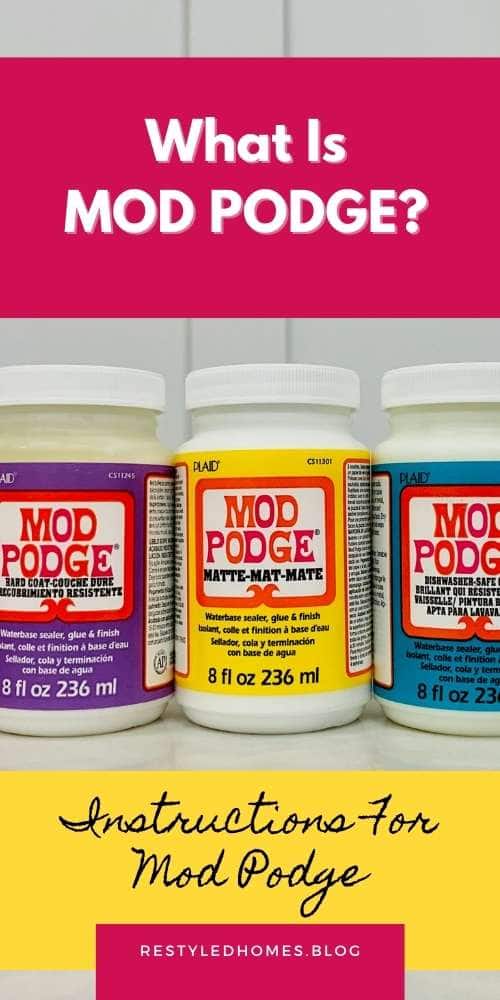 What is mod podge and instructions-min