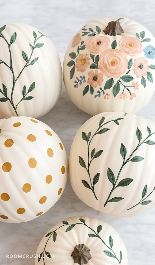 Amazing painted pumpkin ideas farmhouse decor
