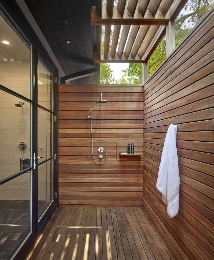 Outdoor Shower Inspiration: 40 Ideas To Create A Backyard Oasis