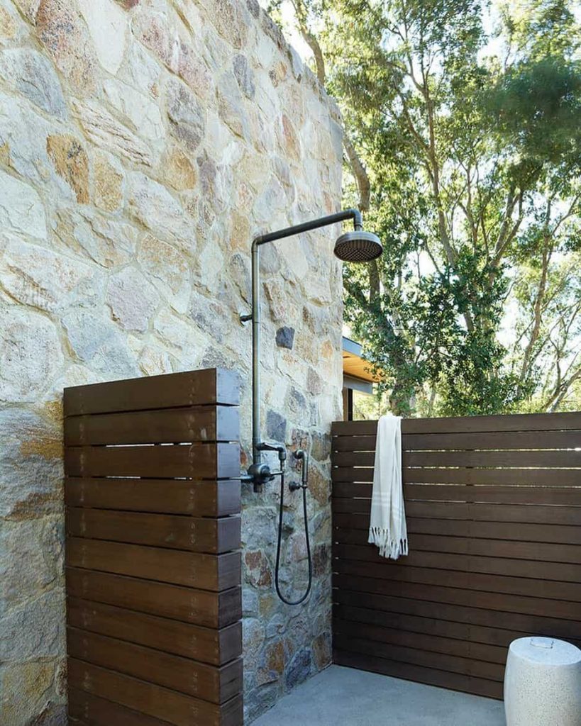 Outdoor Shower Inspiration: 40 Ideas To Create A Backyard Oasis