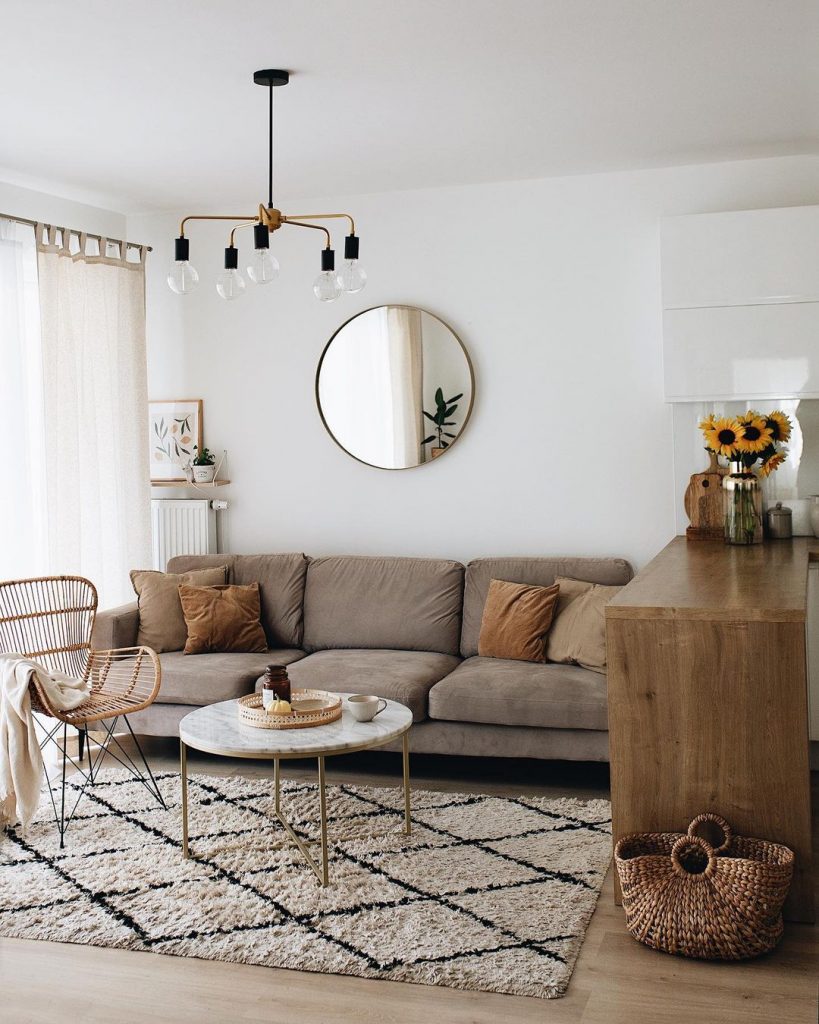 How To Decorate The Space Behind The Sofa{+ Tips to Hide a Bad Back}