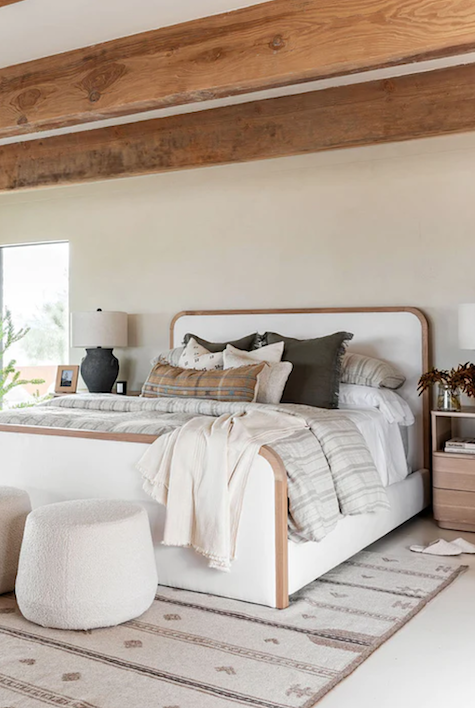 modern headboard bedroom makeover ideas