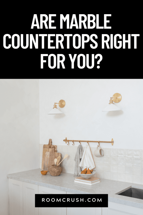 kitchen counter showing white marble countertop