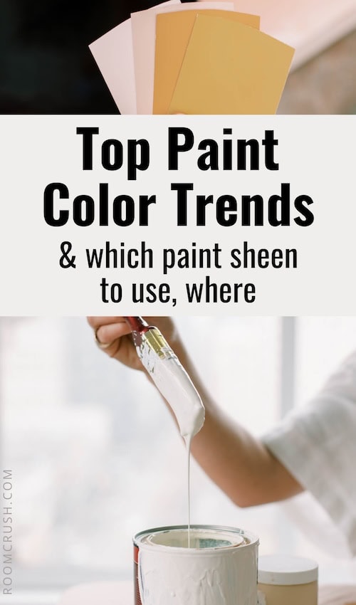 top paint color trends which paint finish sheen to use