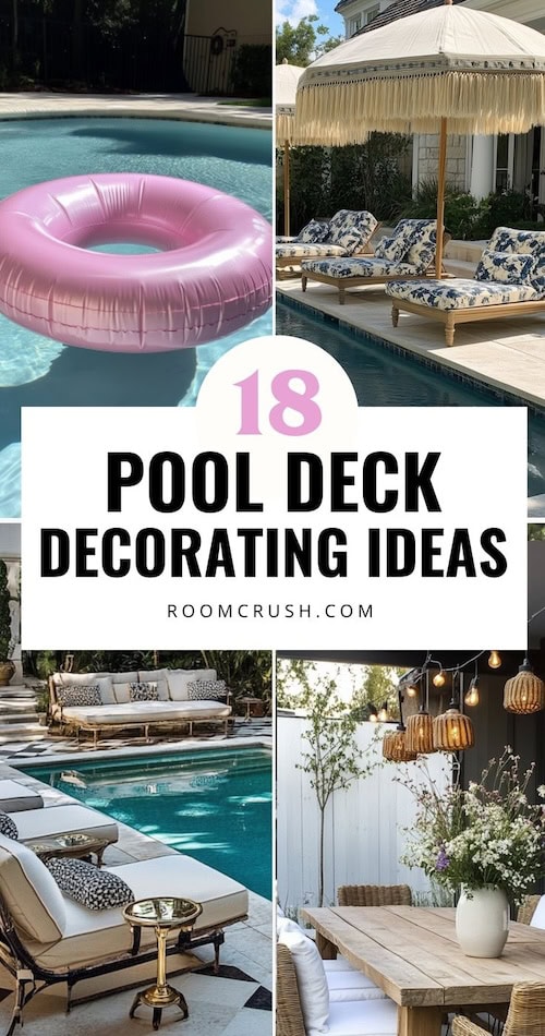 18 Pool deck decorating ideas