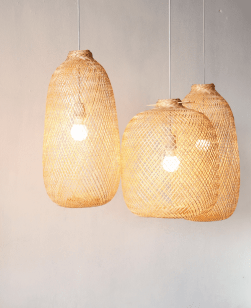 handmade pendant lights showing alternatives to decorating trends that are out of style.