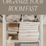 how to organize your room fast step by step