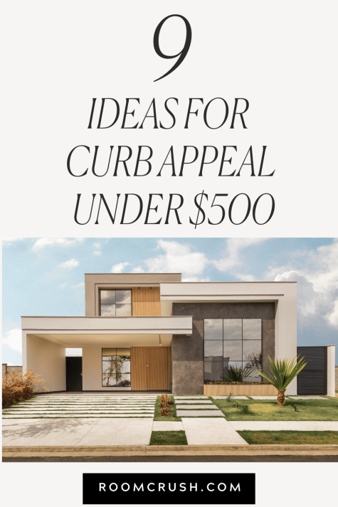 house with budget-friendly curb appeal