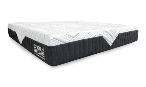 ghostbed review side view of venus williams mattress