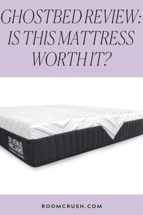 ghostbed review venus williams mattress showing the innovative design of this mattress