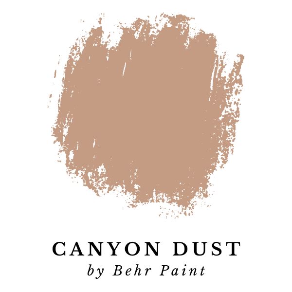 Canyon Dust by Behr paint color splotch