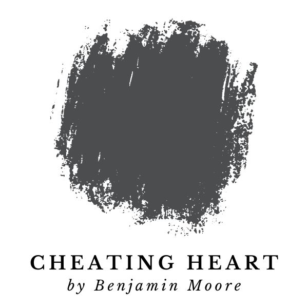 Cheating Heart by Benjamin Moore paint color splotch