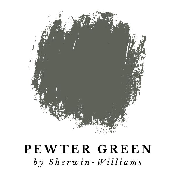 Pewter Green by Sherwin-Williams paint color swatch