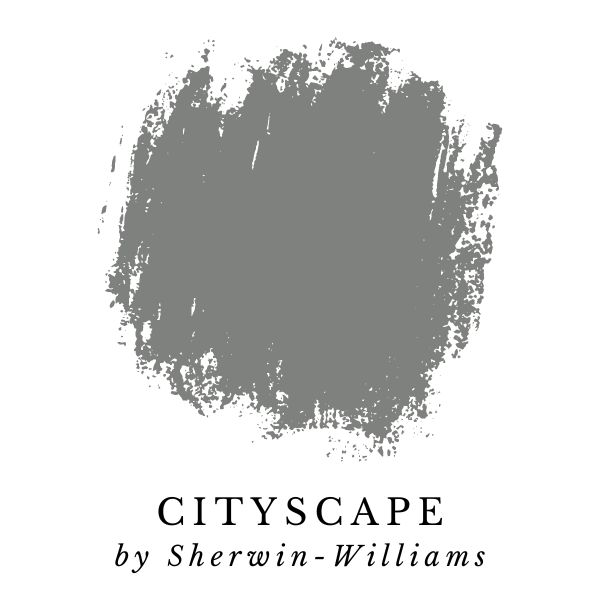 Cityscape by Sherwin-Williams paint color splotch