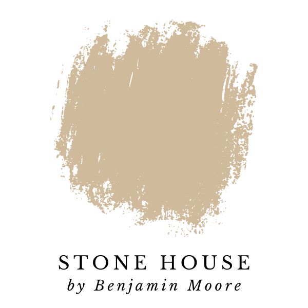 Stone House by Benjamin Moore paint color splotch