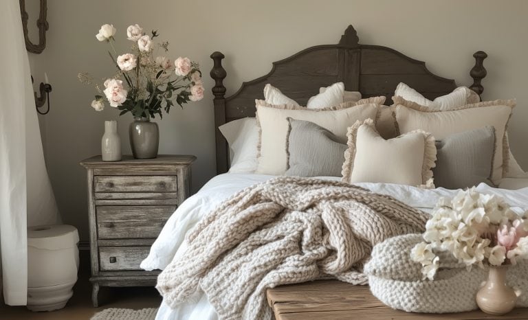 bedroom decorated with tips from ultimate Modern French Country Cottage Shopping Guide