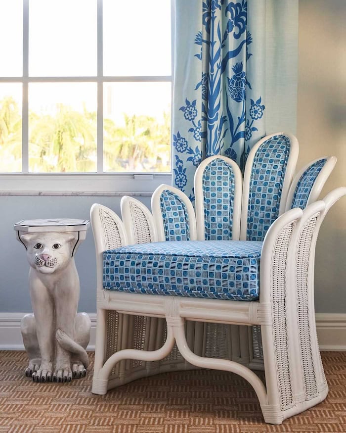 The-Colony-Hotel-Room-Details blue chair palm beach aesthetic